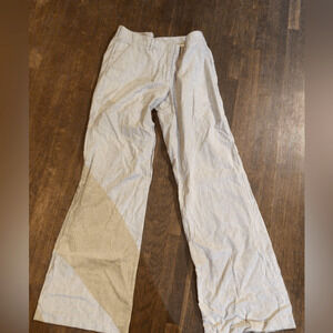 Fiord Di Zucca Light Blue Pinstripe Wide Leg Pants